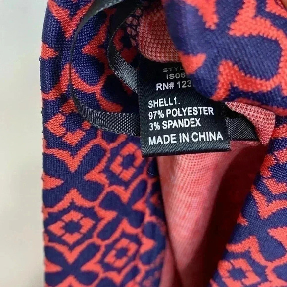 Boutique Iris Basic Red and Blue Skirt - Picture 6 of 6